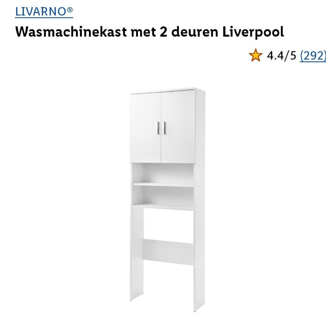 Ombouwkast voor wasmacine/droger (nog in doos/ongebruikt), Ophalen, Overige typen, 50 tot 100 cm, 150 tot 200 cm