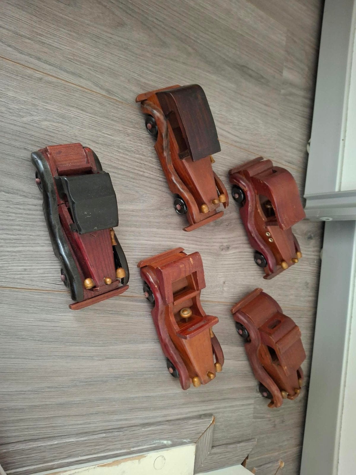 Vintage houten modelauto's - Klassieke collectie, Hobby en Vrije tijd, Ophalen of Verzenden