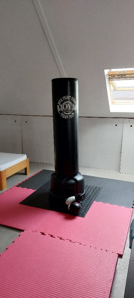 Complete kickboks set met Joya bokszak staand, Ophalen, Gebruikt, Bokszak