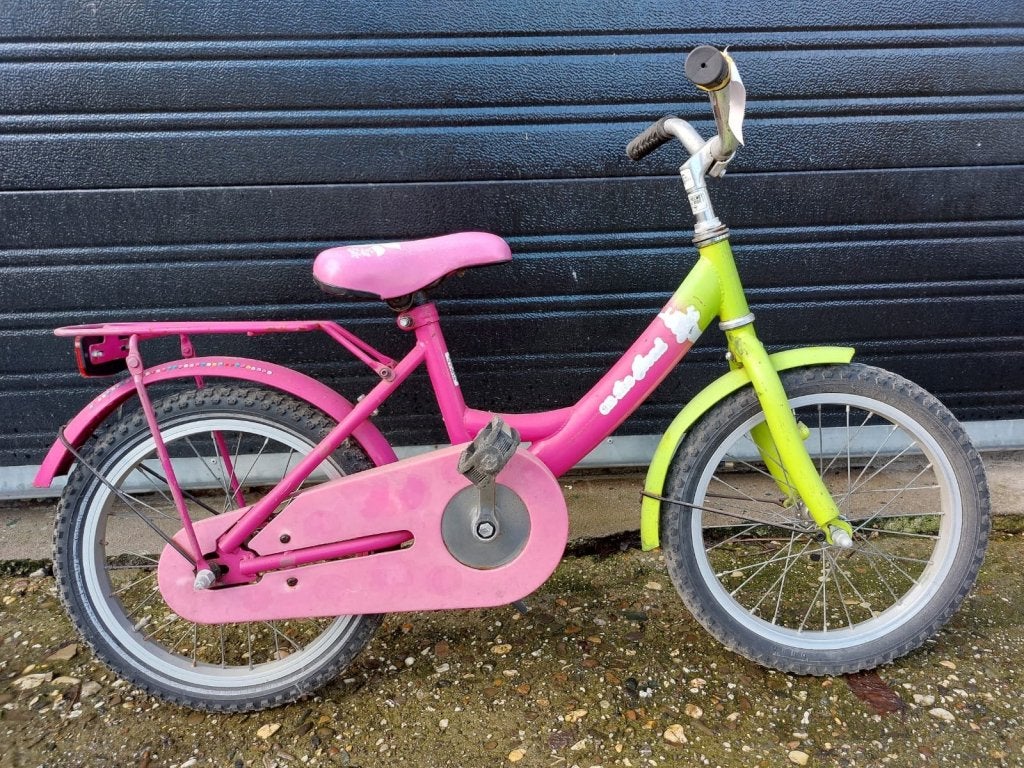 16 inch on de road meisjesfiets, Terugtraprem, 16 tot 20 inch, Niet ingevuld, Niet ingevuld