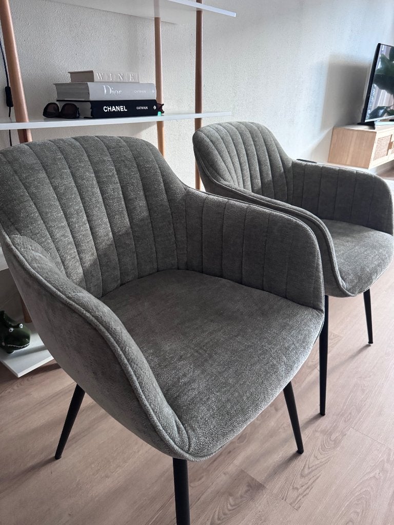 Eetkamer stoelen, Huis en Inrichting, Ophalen, Overige kleuren, Zo goed als nieuw, Vier