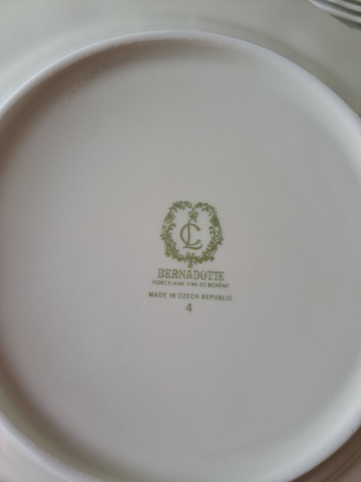Bernadotte Porselein Servies - 9-delig, Ophalen, Zo goed als nieuw, Effen, Porselein