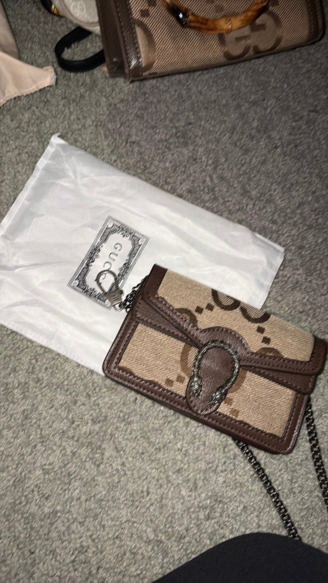 Gucci tasje, Ophalen of Verzenden, Nieuw, Bruin, Schoudertasje