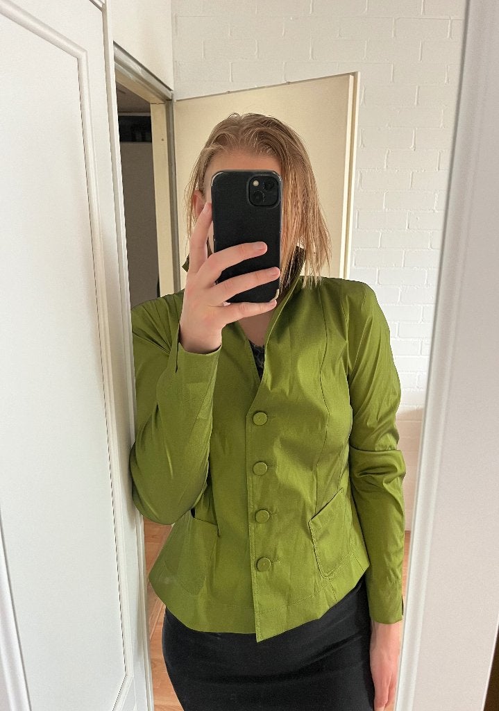 Moq dames blazer groen, Kleding | Dames, Maat 42/44 (L), Moq, Ophalen of Verzenden, Zo goed als nieuw