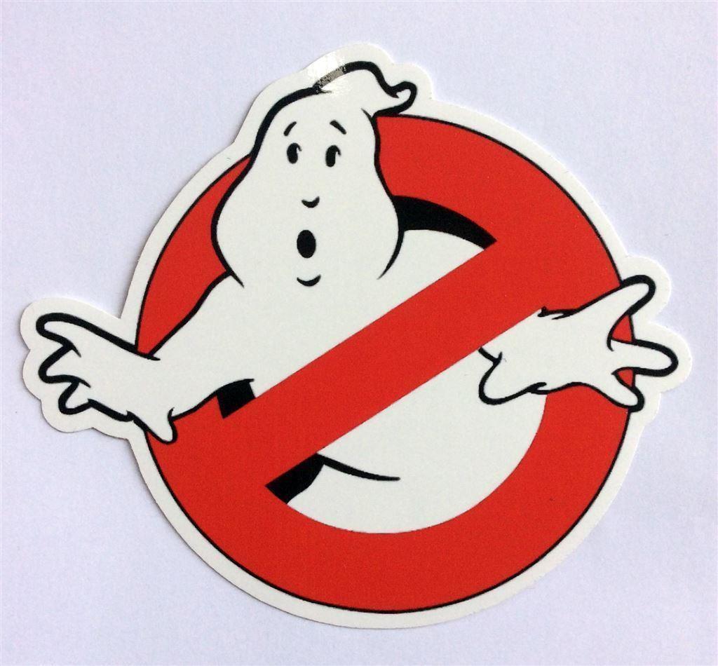 GHOSTBUSTERS logo retro 80s film Sticker, Verzenden, Nieuw, Bedrijf of Vereniging
