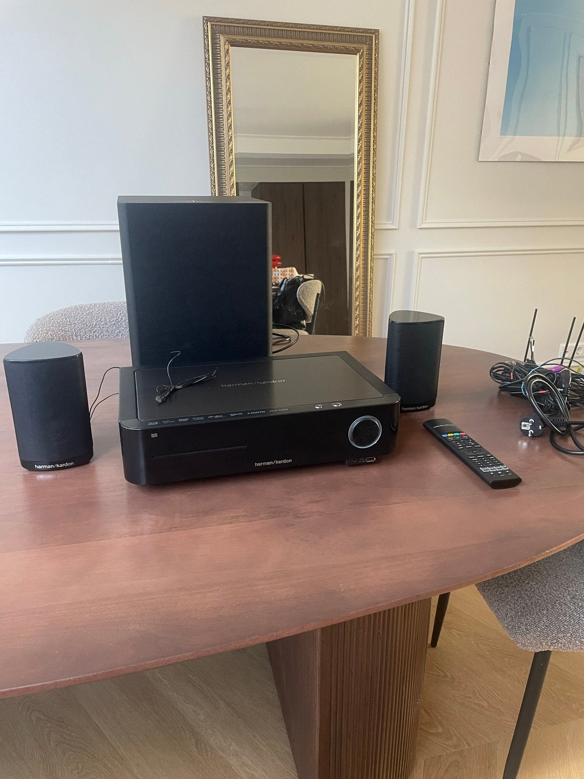 Harman/Kardon Home Cinema Set met DVD-speler en subwoofer, Overige merken, Gebruikt, 2.1-systeem, Ophalen of Verzenden