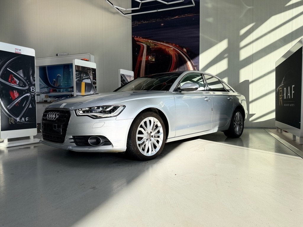 Audi A6 Limousine 3.0 TFSI quattro Pro Line Plus, Auto's, Automaat, Gebruikt, Zwart, Leder