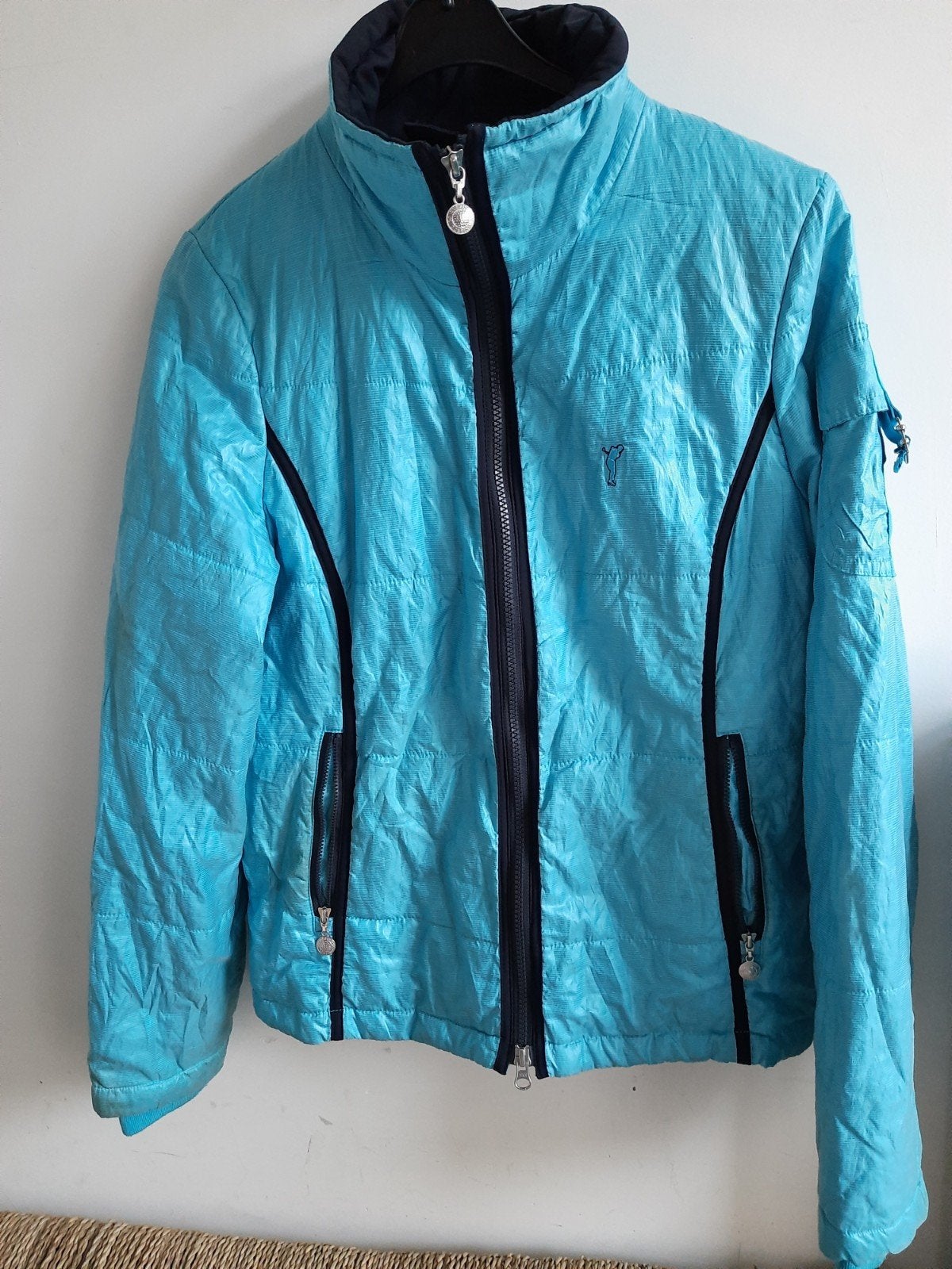 Golfino Sportswear Jas - Maat 36 (S), Blauw, Ophalen of Verzenden, Zo goed als nieuw, Maat 36 (S)
