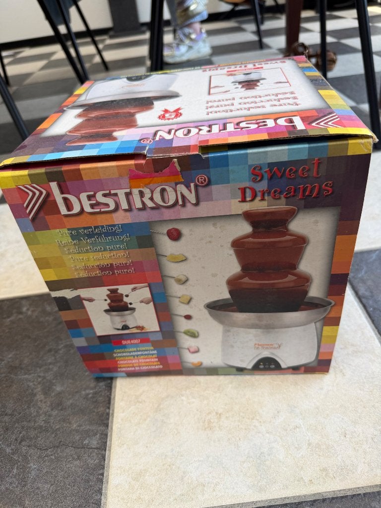 Chocoladefontein, Witgoed en Apparatuur, Fonduesets, Ophalen, Zo goed als nieuw, Elektrisch, Fondueset