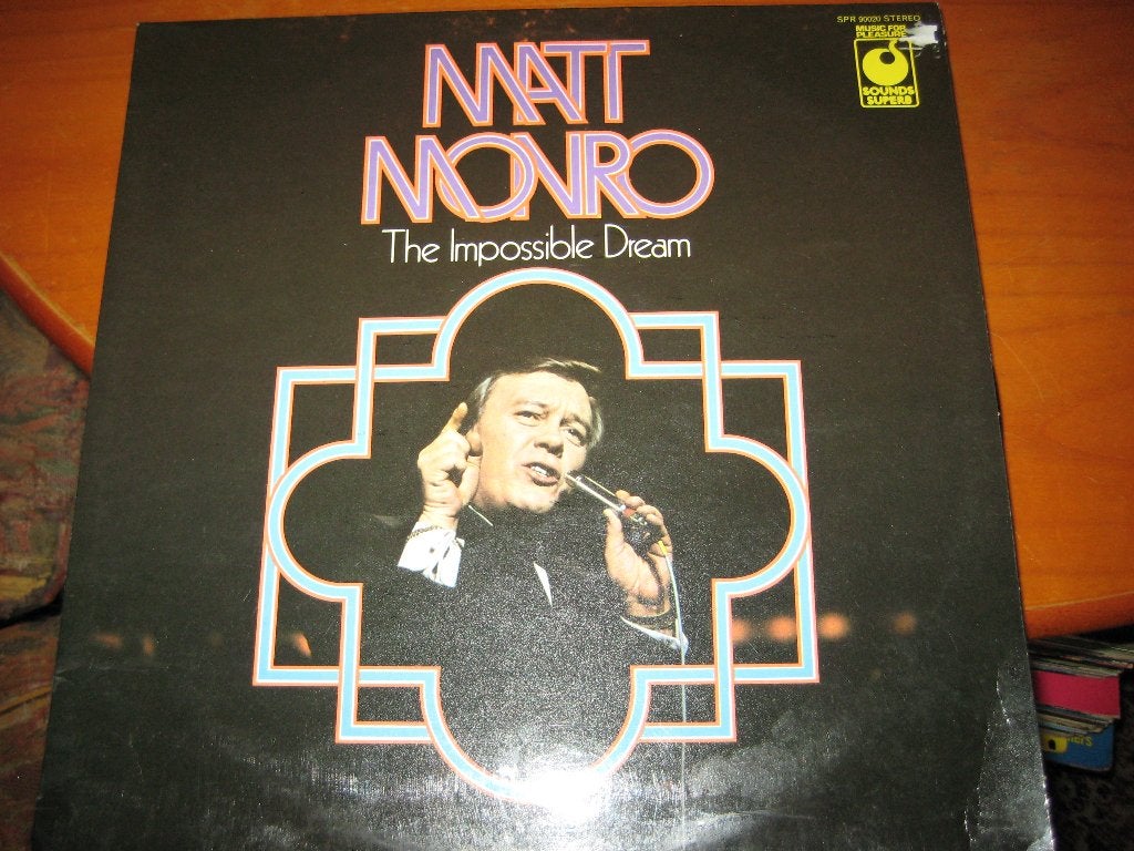 LP, Matt Monro: The impossible dream, Cd's en Dvd's, Ophalen of Verzenden, Zo goed als nieuw, 12 inch