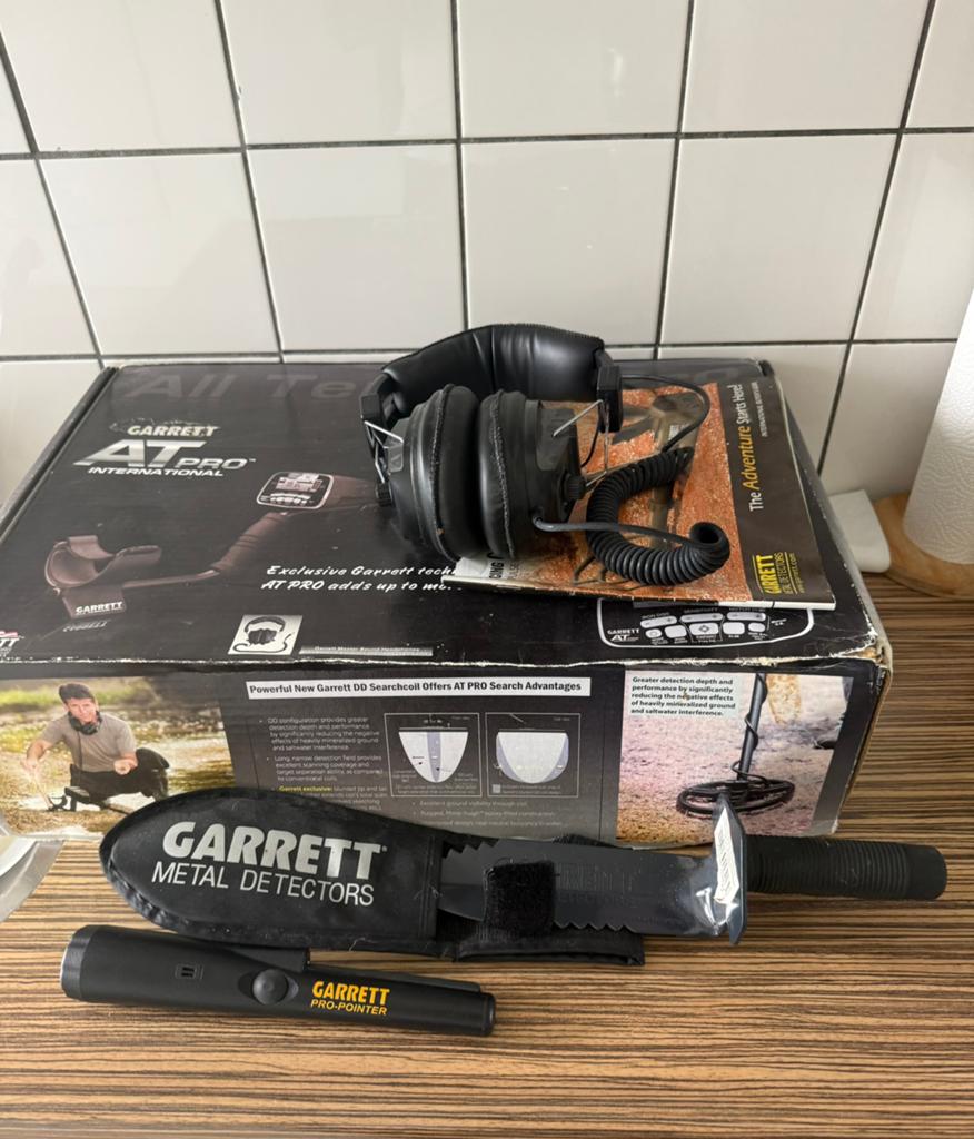 garrett at pro met pin pointer, Ophalen of Verzenden, Zo goed als nieuw