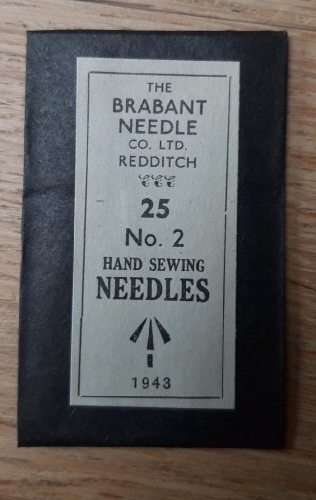 Originele pakje Engels naalden voor in housewife kit 1943, Verzamelen, Ophalen of Verzenden, Engeland