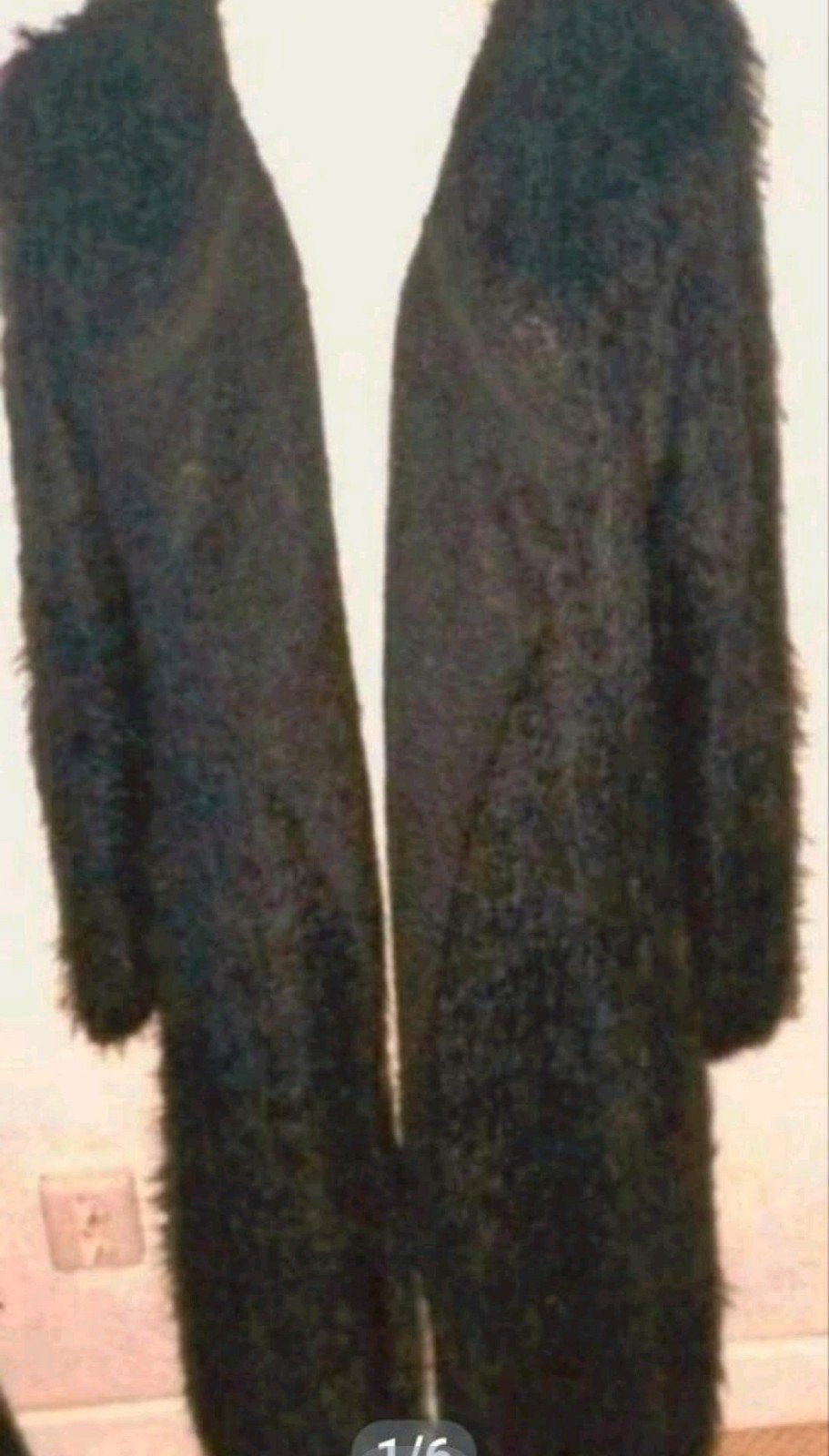 Zwart fluffy langharig zacht vest van Anna XL, Zwart, Maat 42/44 (L), Zo goed als nieuw, Anna