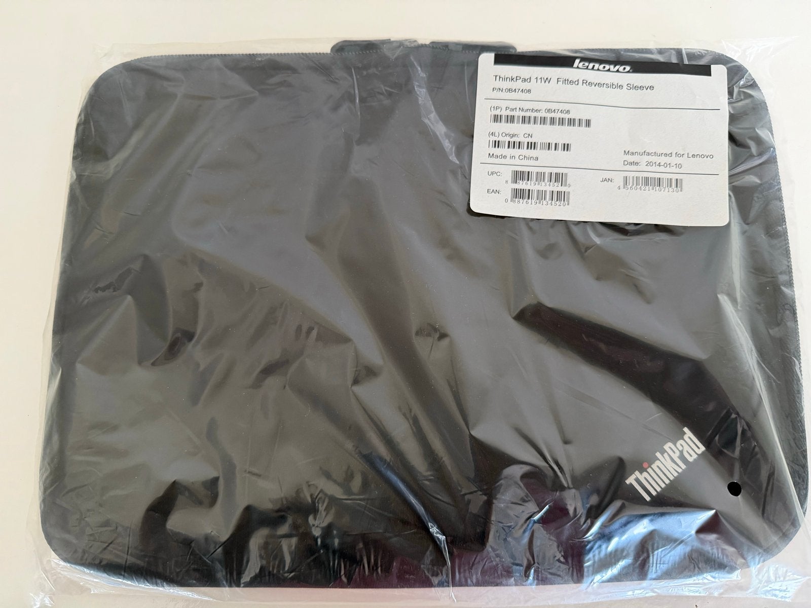 Lenovo ThinkPad 11W Fitted Reversible Sleeve - Nieuw, Ophalen of Verzenden, 12 inch of minder, Nieuw
