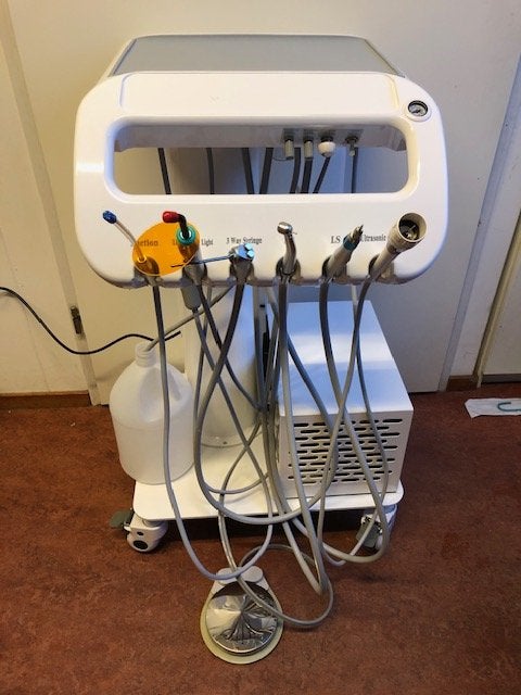 Dentale unit high/low speed scaler afzuiger