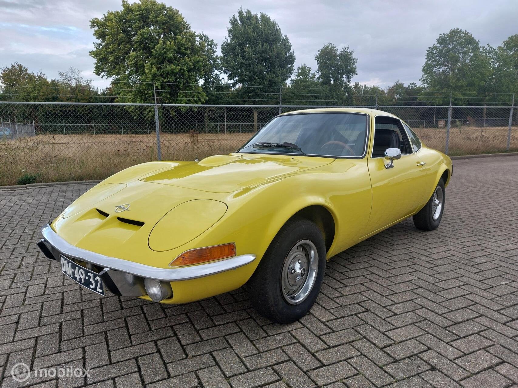 Opel GT 1900 bj 1971 US import NL-kent., 1897 cc, Achterwielaandrijving, Geel, Bedrijf