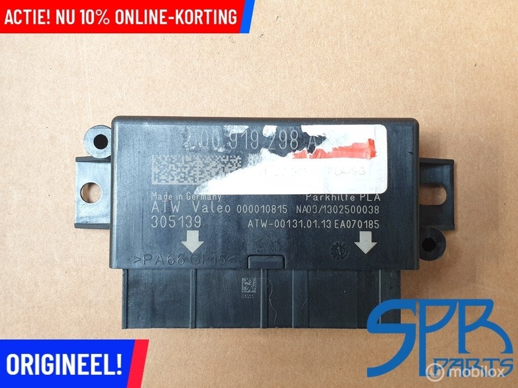 5Q0919298A Pla PDC INPARKEERHULP PARKEERSENSOR MODULE A3 8V, Auto-onderdelen, Gebruikt, Volkswagen, Ophalen of Verzenden, Volkswagen