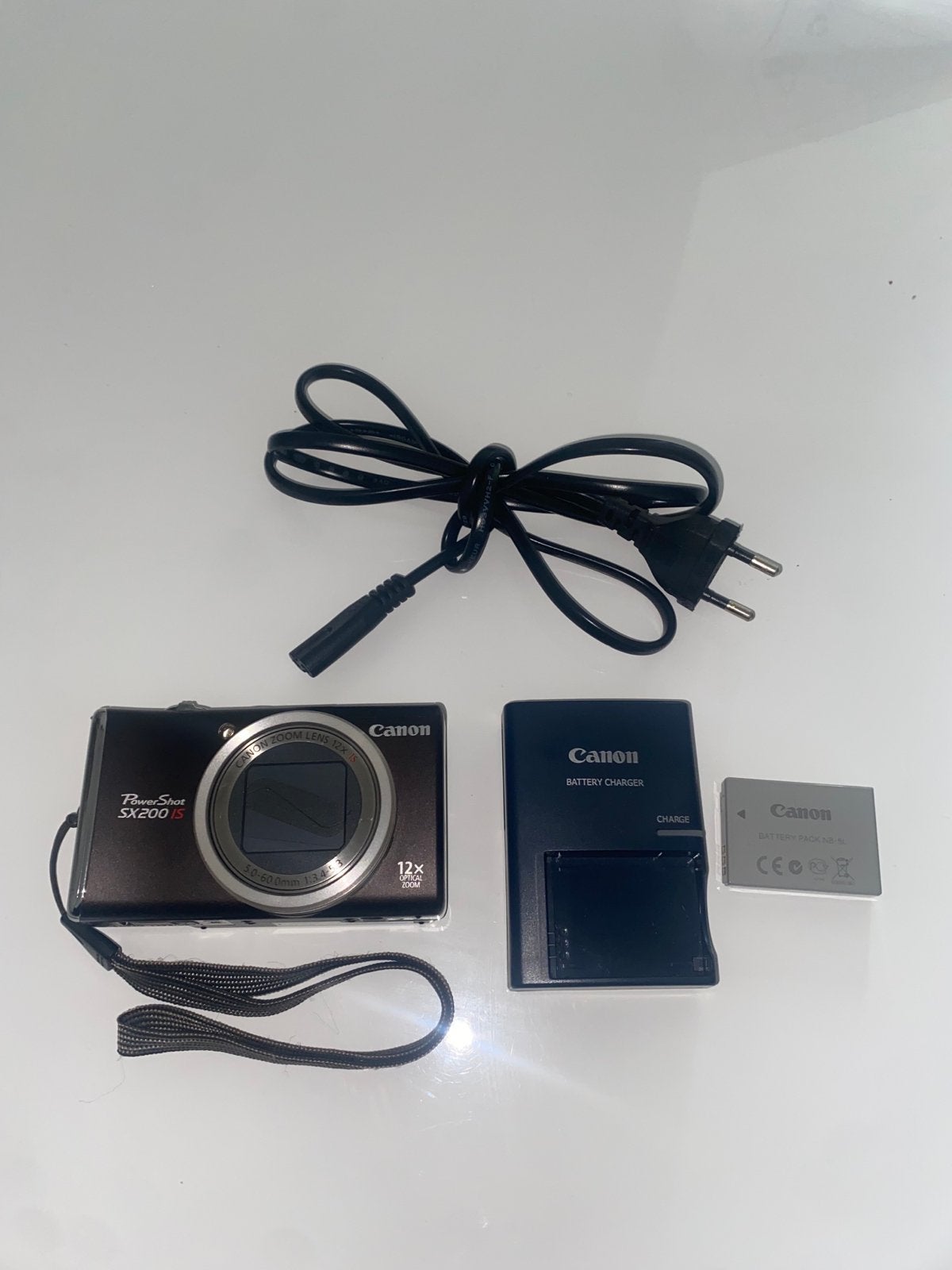 Canon PowerShot SX200 IS Compactcamera - Zwart