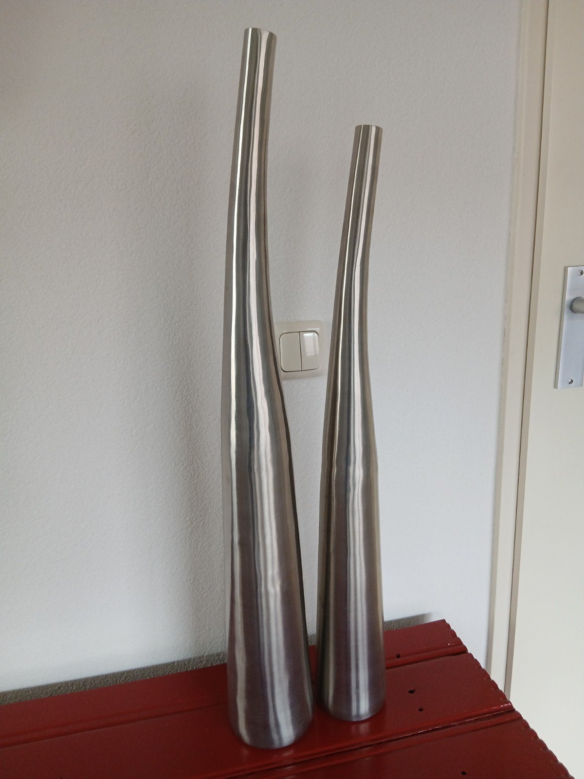 Set van 2 decoratieve designvazen, Ophalen, Overige kleuren, Overige materialen