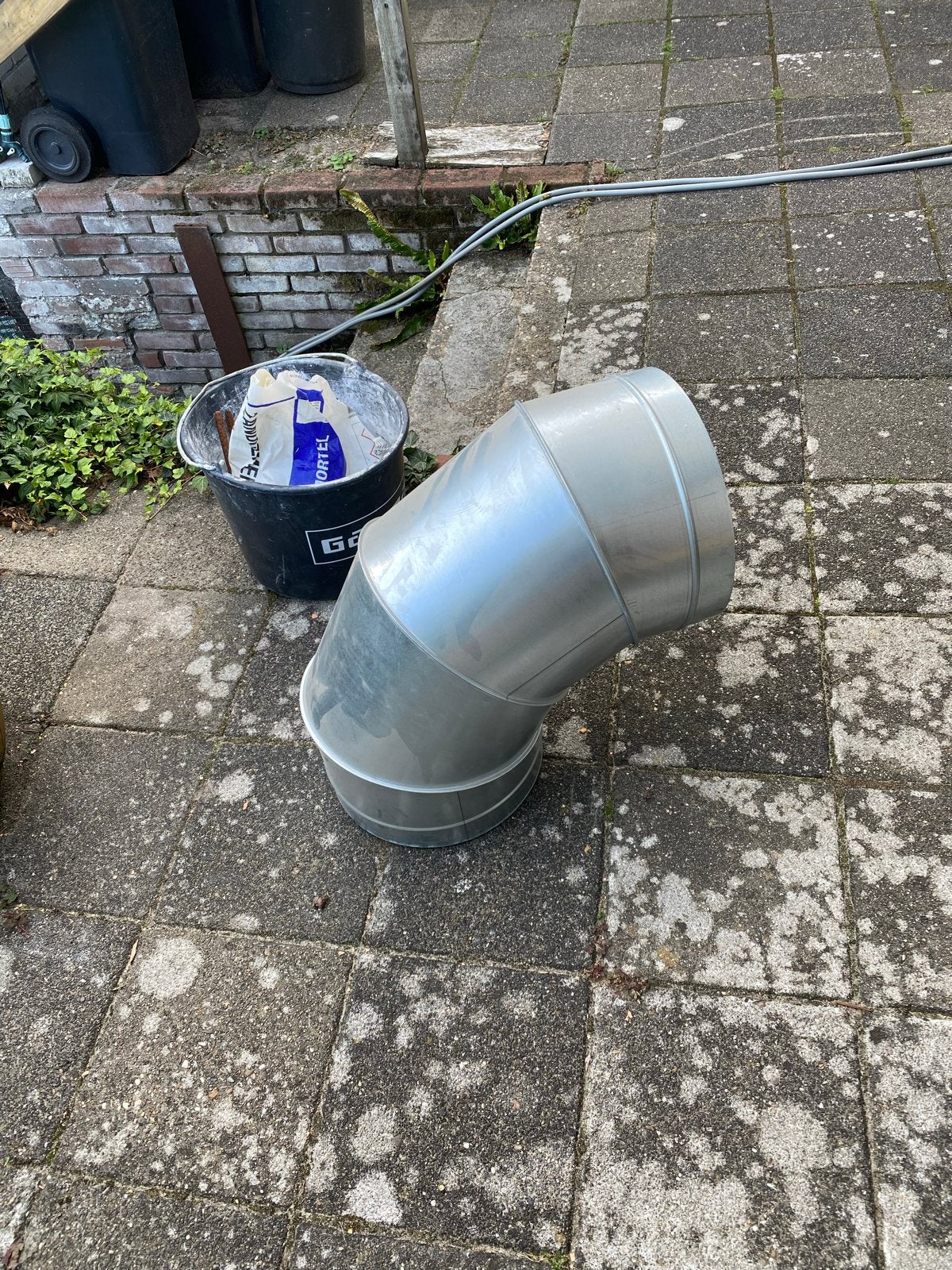 Spirobuis bocht 90 graden 315 mm, Ophalen, Nieuw, Ventilator en Afzuiger
