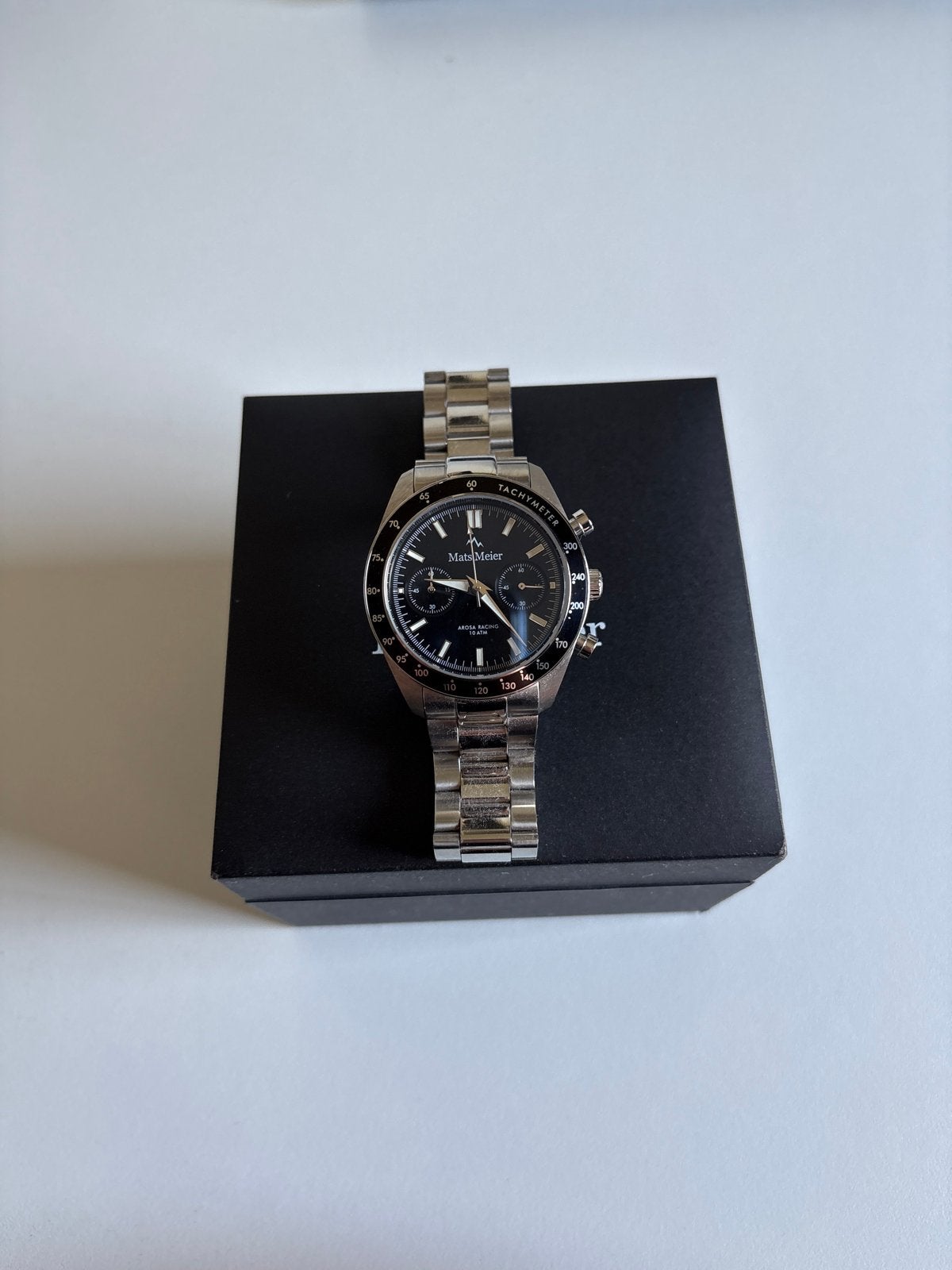Mats Meijer horloge - Zo goed als nieuw, Overige merken, Staal, Polshorloge, Ophalen of Verzenden