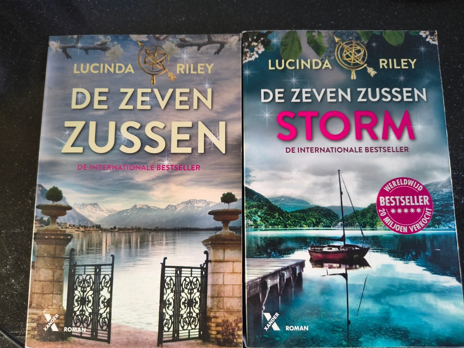 De zeven zussen en storm de eerste 2 delen van de serie, Ophalen of Verzenden, Zo goed als nieuw, Lucinda Riley