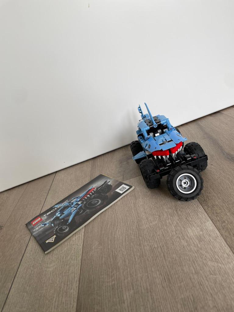 Lego Technic 42134 Monster Jam Megalodon compleet, Gebruikt, Lego, Ophalen of Verzenden, Complete set