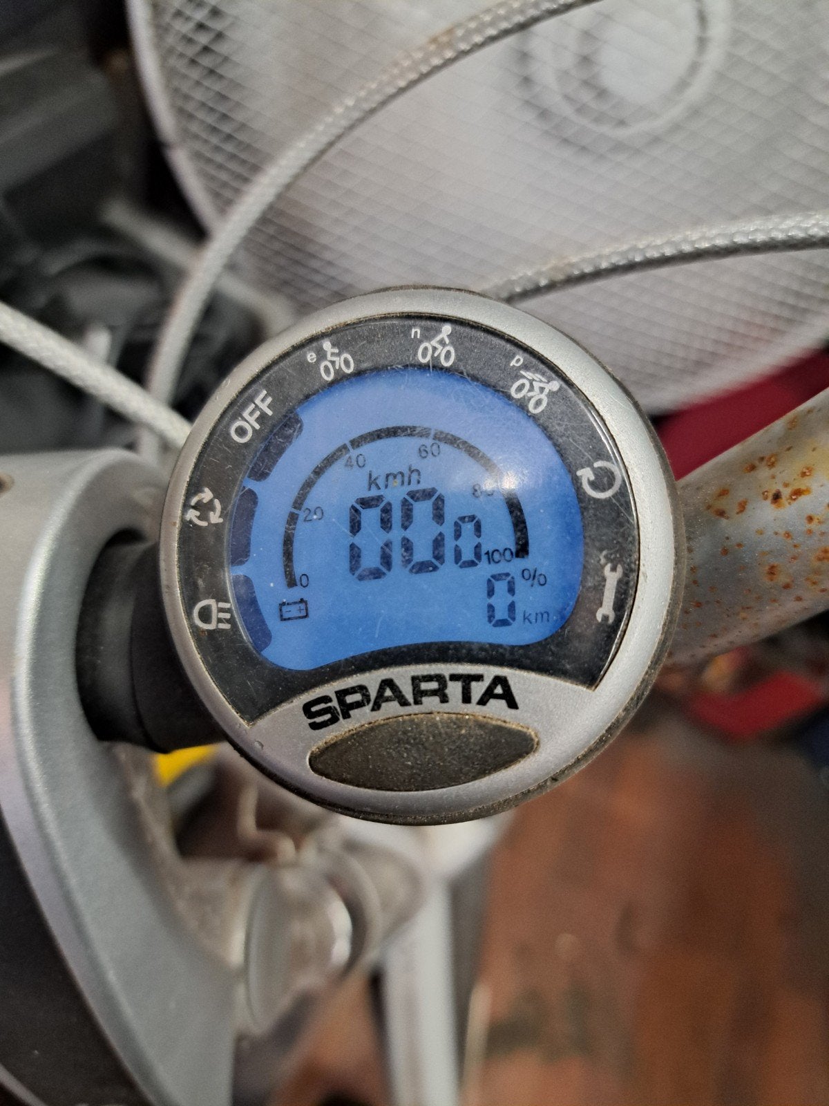 fiets computer met houder, Ophalen, Gebruikt