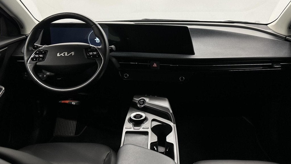 Kia EV6 Air 58 kWh 100% SOH CAMERA LEER CARPLAY ADAPTIEF CRU, Automaat, Achterwielaandrijving, Gebruikt, Met garantie (alle)