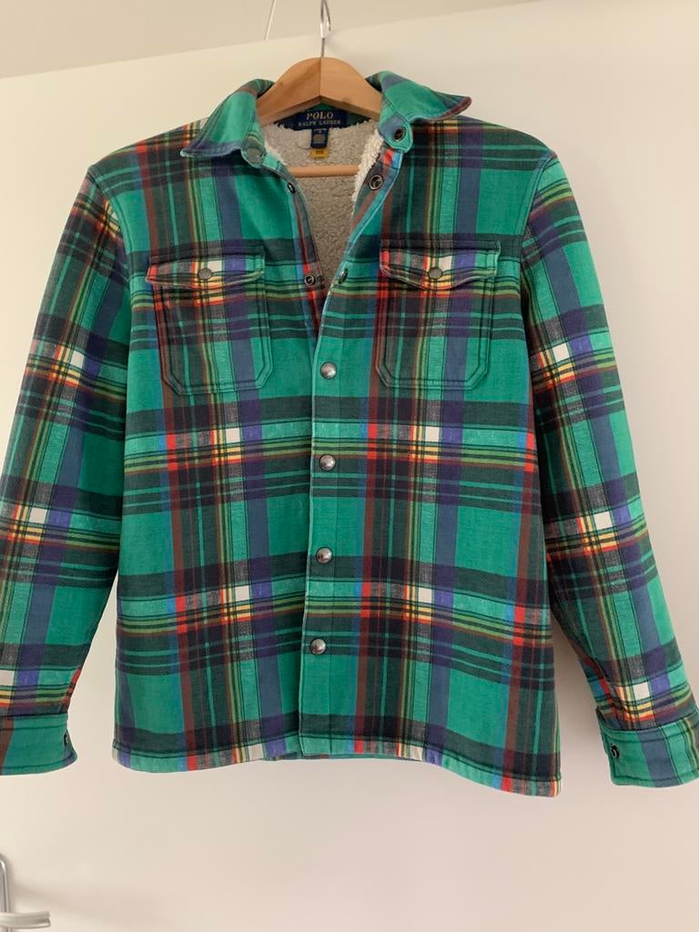 Ralph Lauren polo vest/ jas gevoerd ruit jongen, Ophalen of Verzenden, Zo goed als nieuw, Jongen, Jas
