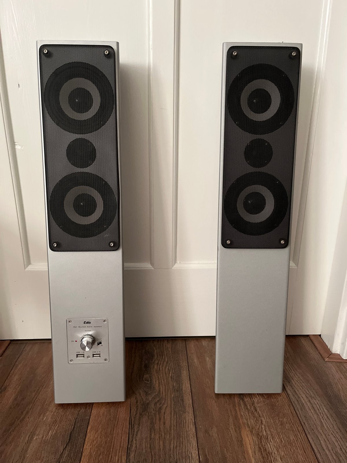 Edis EA 014 Wall Mounted Active Speakers - Zilver, Overige merken, Gebruikt, Overige typen, Ophalen of Verzenden