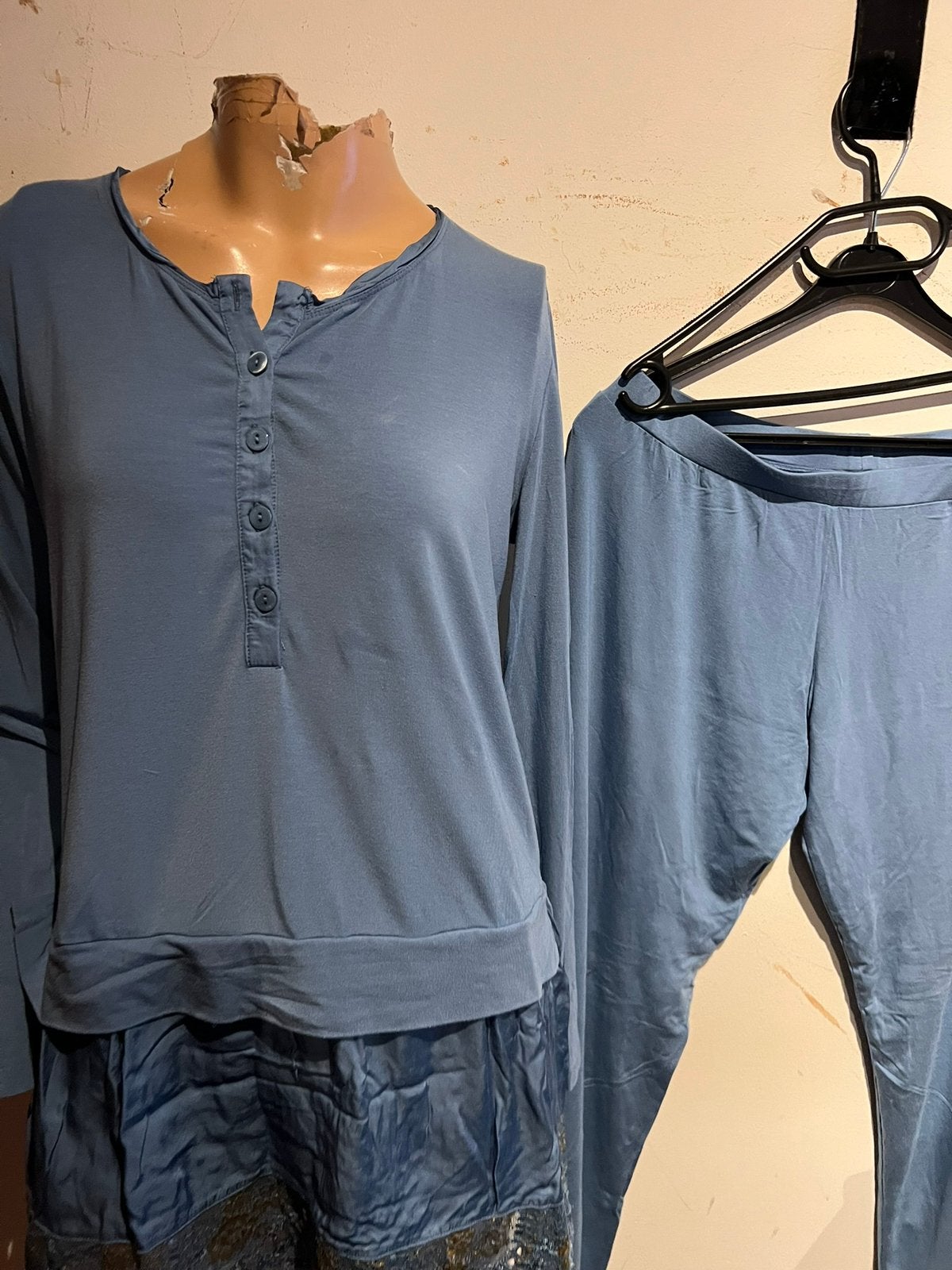 TWINSET pyjama met kant  maat m zgan, Maat 38/40 (M), Twinset, T, Ophalen of Verzenden