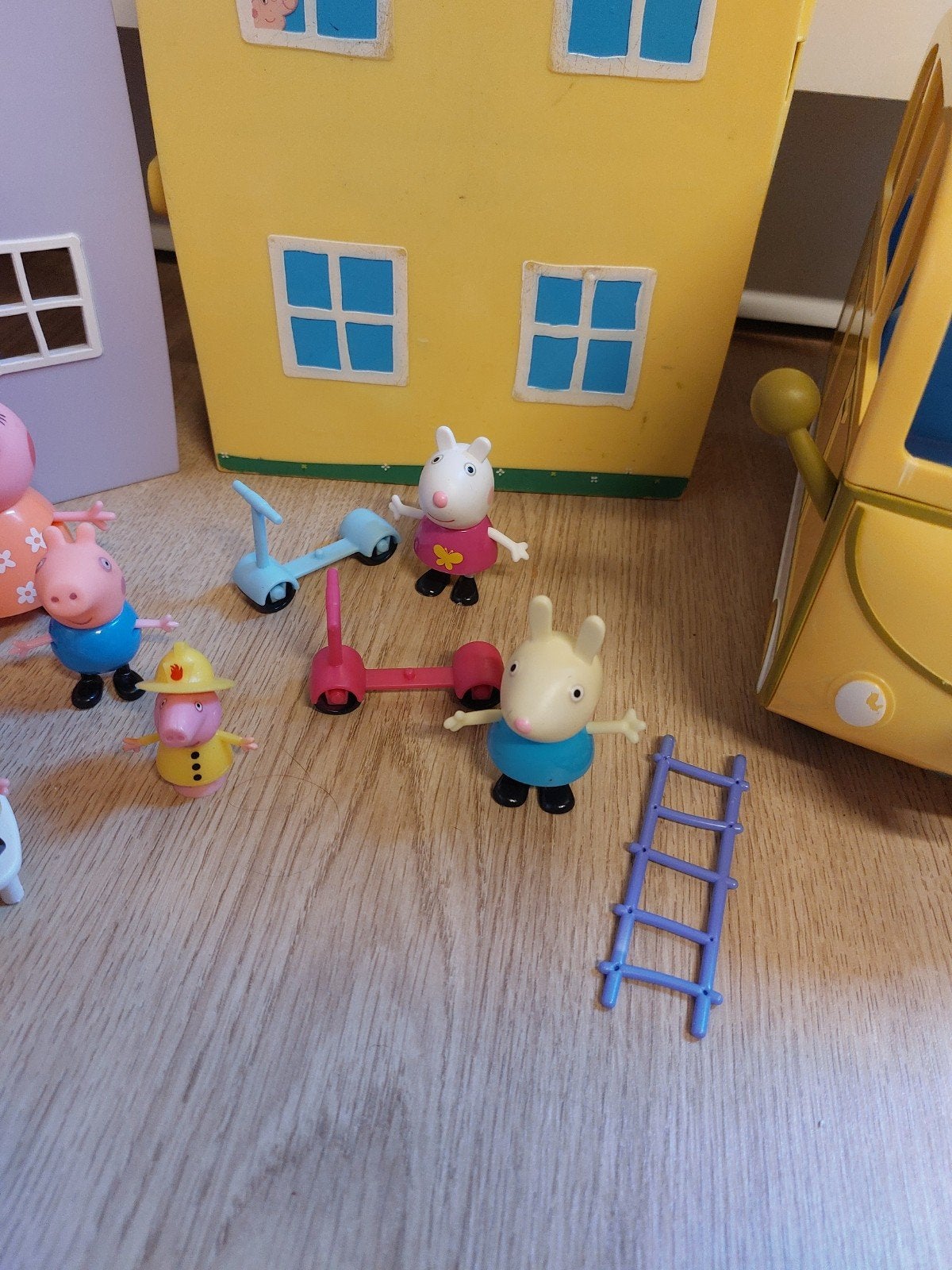 Peppa pig huis met extra huis deel & camper, Ophalen of Verzenden, Toebehoren