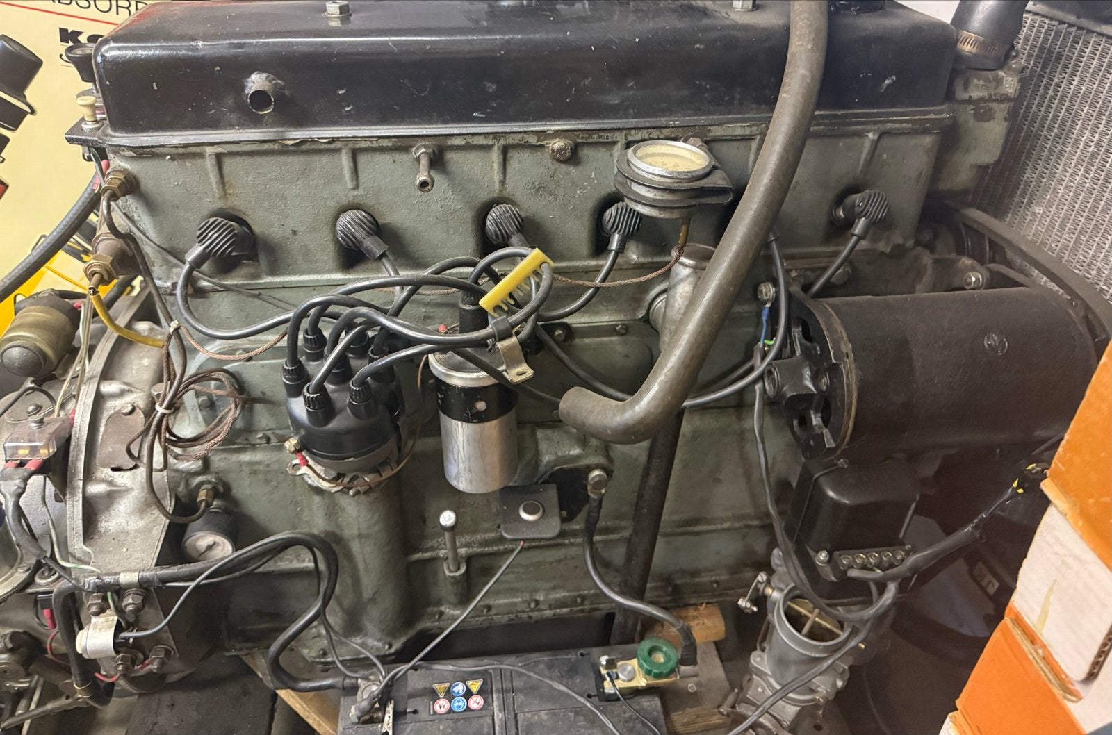 Armstrong Siddeley 2 liter motor met versnellingsbak, Auto-onderdelen, Ophalen, Gebruikt, Oldtimer onderdelen