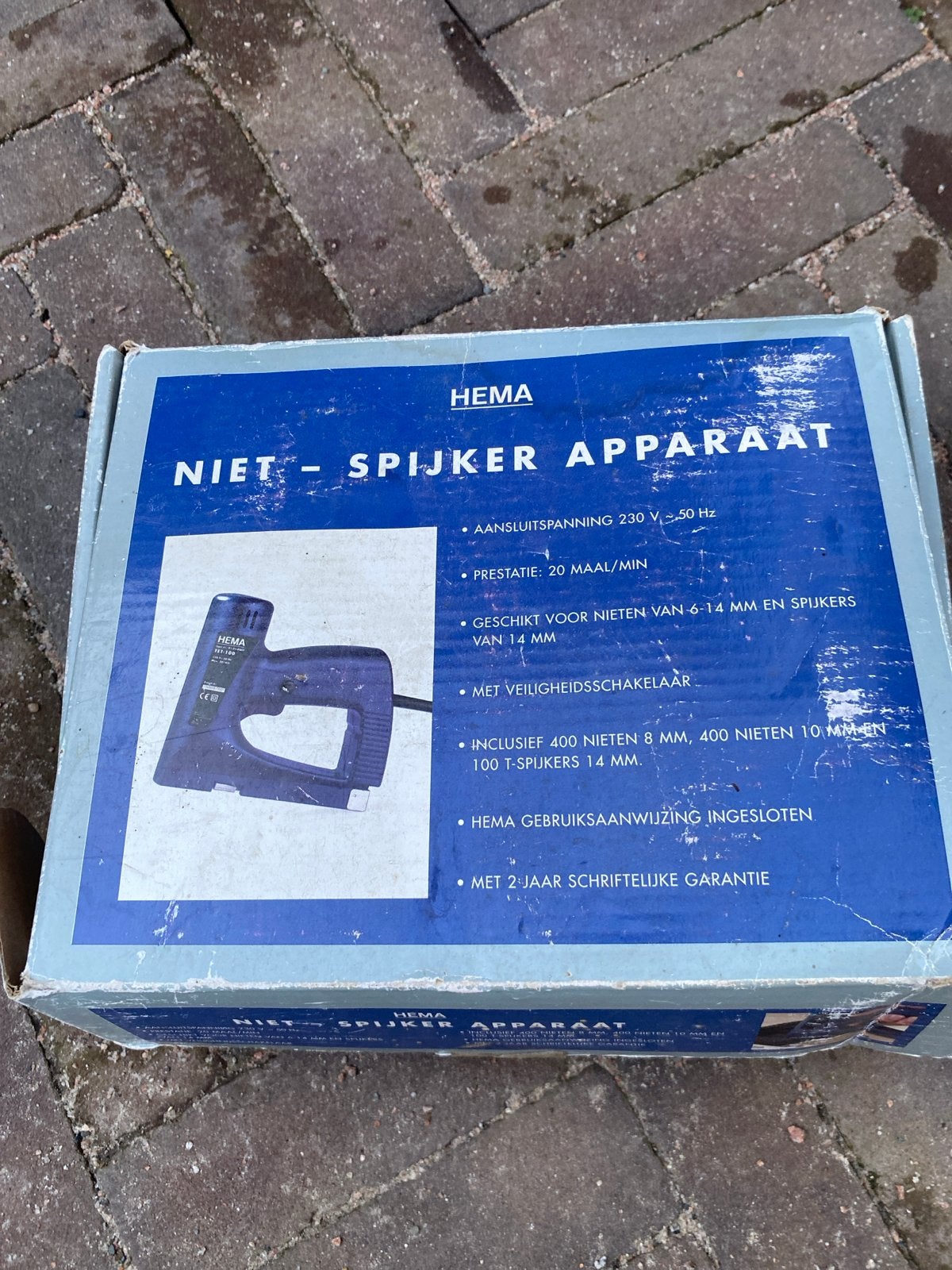 Hema Niet-Spijker Apparaat TET-100 - Zo goed als nieuw, Doe-het-zelf en Verbouw, Gereedschap | Handgereedschap, Ophalen of Verzenden