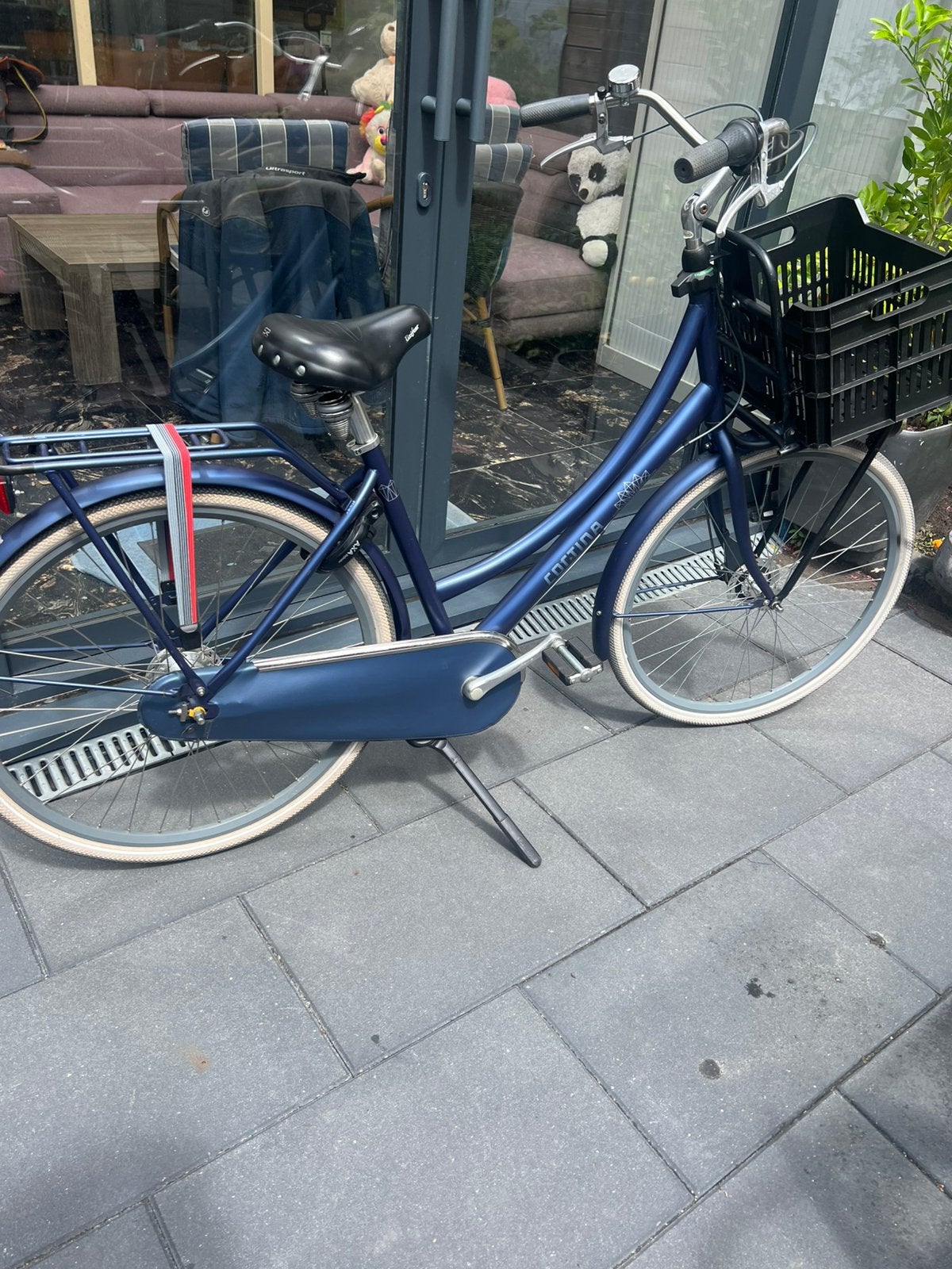 Cortina damesfiets 50 cm 7 versnelling, Versnellingen, Zo goed als nieuw, 50 tot 53 cm, Trommelrem