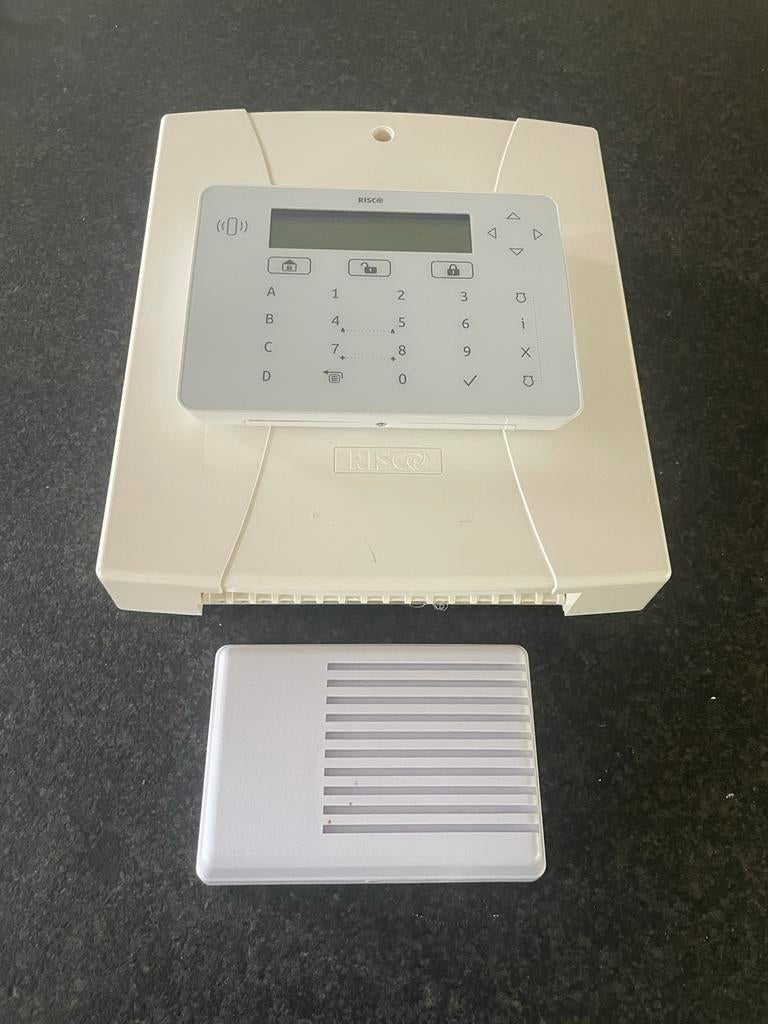 Risco Lightsys Alarmsysteem met Elegant Keypad en Sirene, Ophalen of Verzenden, Gebruikt, Compleet systeem, Overige soorten