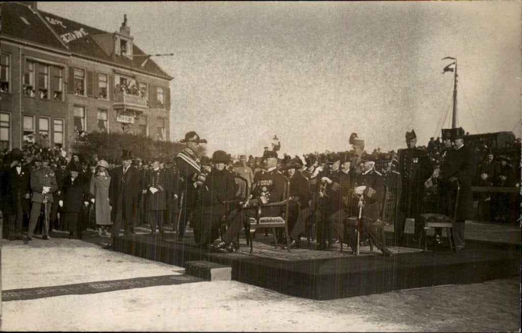 Den Helder - Fotokaart - ONthulling Monument, Ophalen of Verzenden, Voor 1920, Ongelopen, Noord-Holland