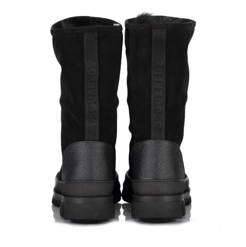 Dsquared2 sneeuwboots maat 39, Kleding | Dames, Verzenden, Zo goed als nieuw, Zwart, Hoge laarzen