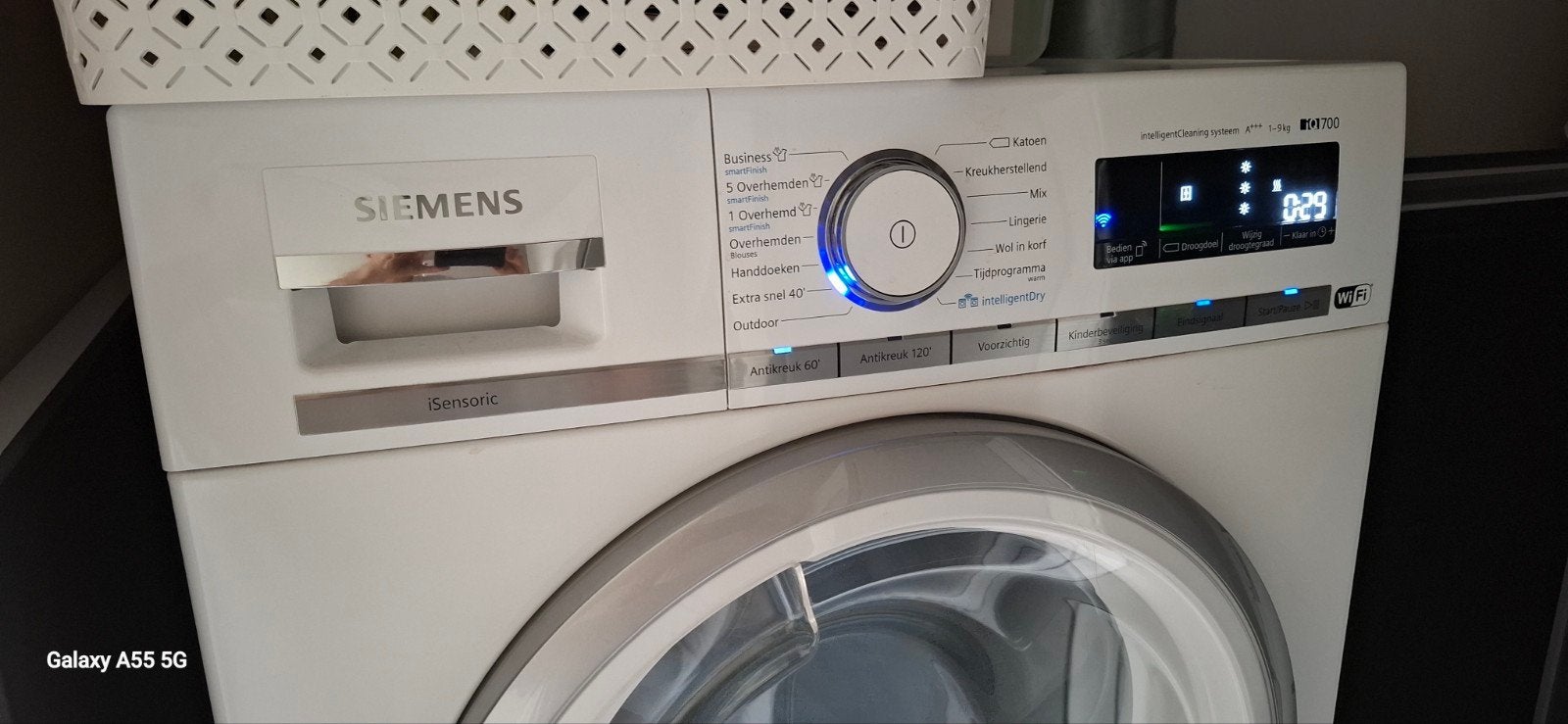 luxe Siemenswarmtepomp  was droger, Witgoed en Apparatuur, Ophalen, Minder dan 85 cm, 8 tot 10 kg, Zo goed als nieuw