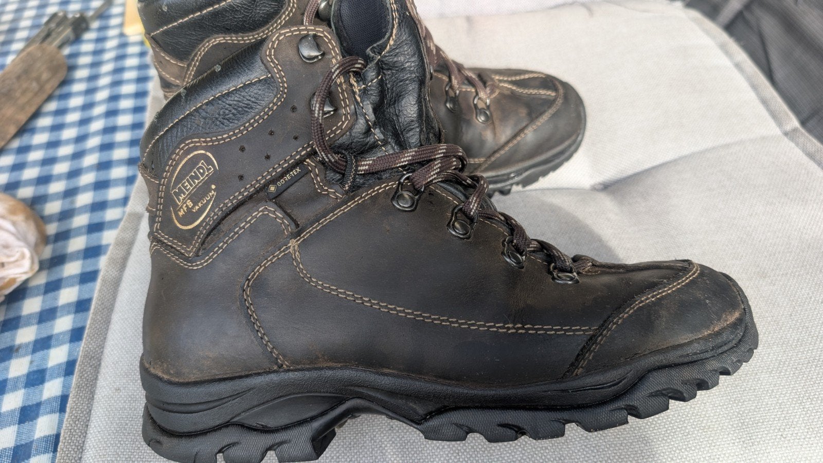 Meindl Vakuum GTX wandelschoenen - gebruikt 42, Ophalen of Verzenden, Gebruikt
