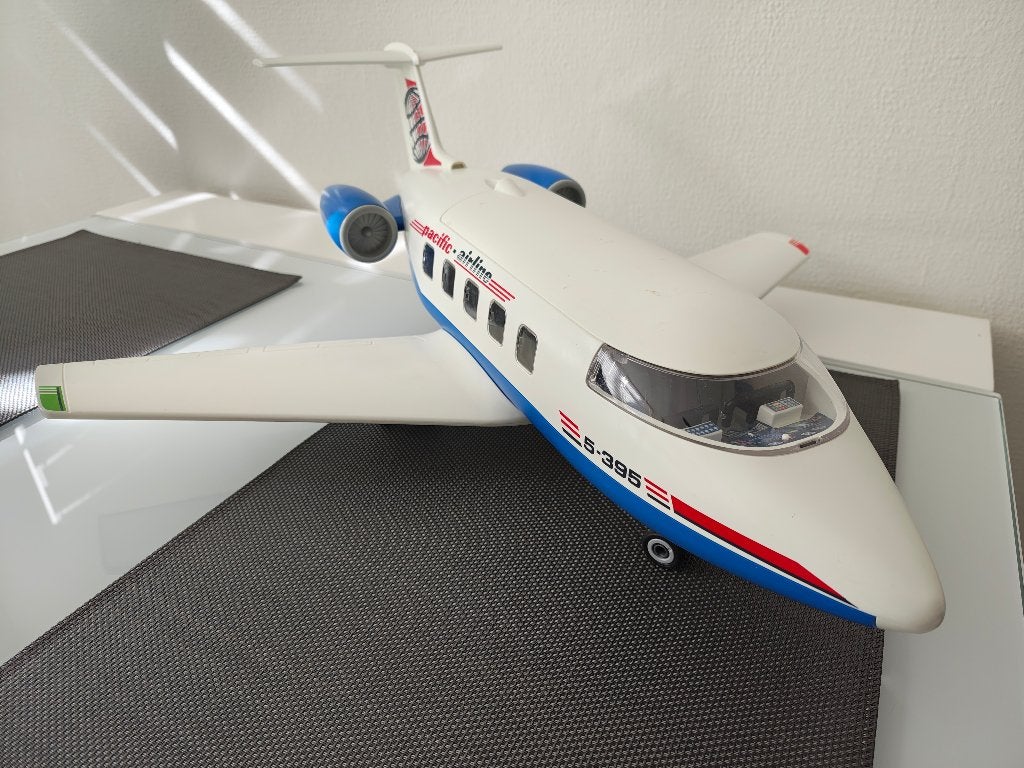 Playmobil Passagiers vliegtuig (pacific airline) - 5395, Complete set, Voertuig, Ophalen of Verzenden, Zo goed als nieuw