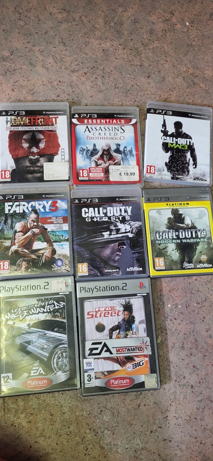 Ps2 en ps3 spellen, 1 speler, Ophalen of Verzenden, Gebruikt, Vanaf 3 jaar
