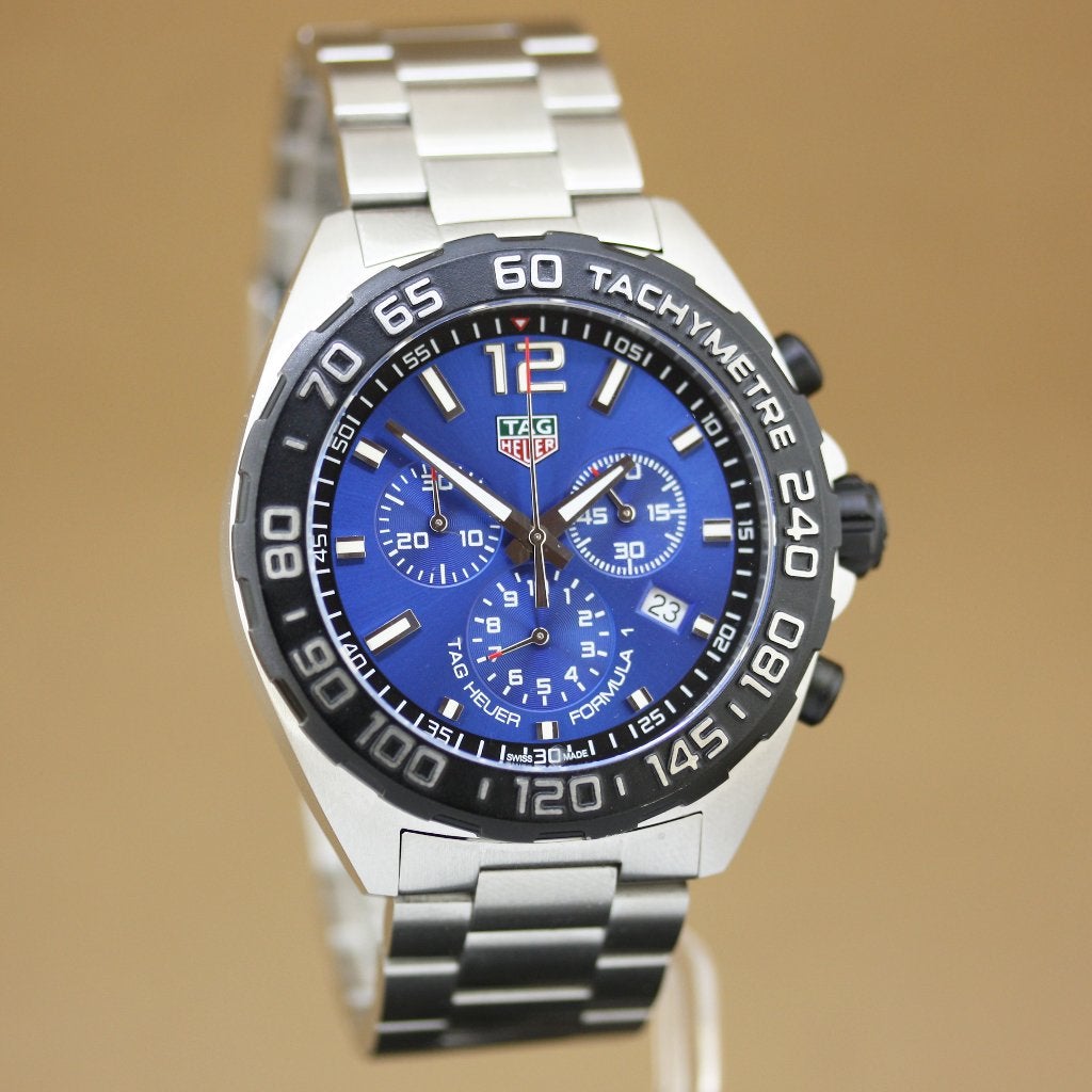 TAG Heuer Formula 1 Chrono Colors Edition, Staal, Staal, Polshorloge, Ophalen of Verzenden