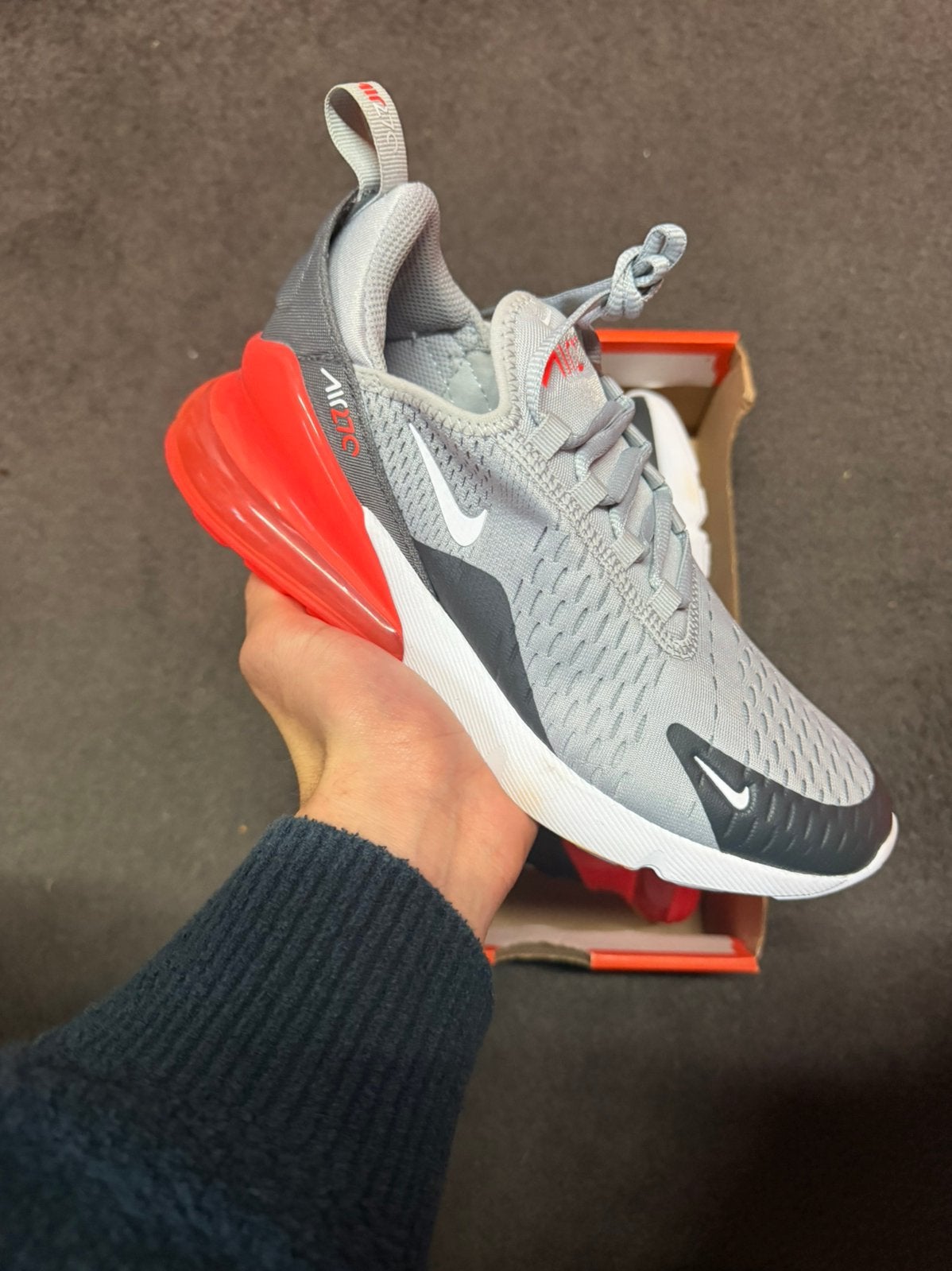 Nike air max 270 grey red - 38, Nike, Nieuw, Ophalen of Verzenden, Nike