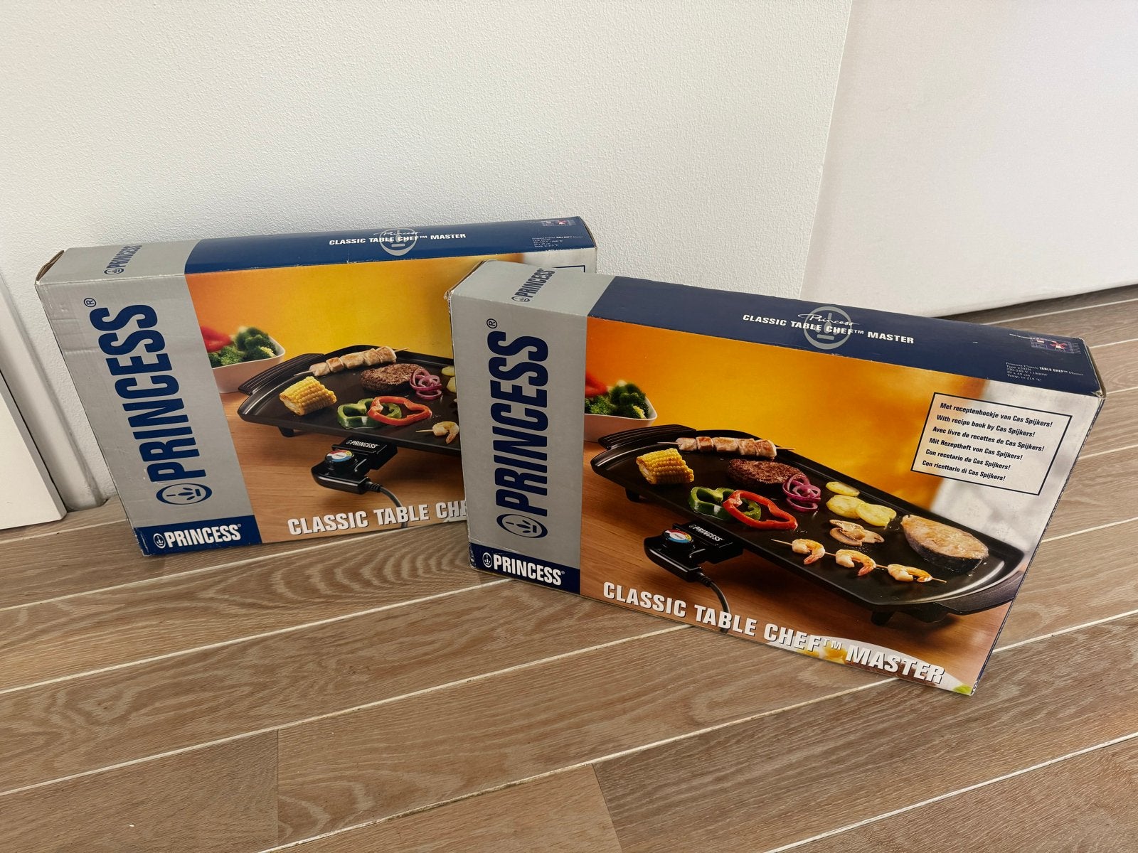 2x Princess Classic Table Chef Master bakplaat nieuw, Overige typen, Nieuw, Ophalen of Verzenden, Zwart