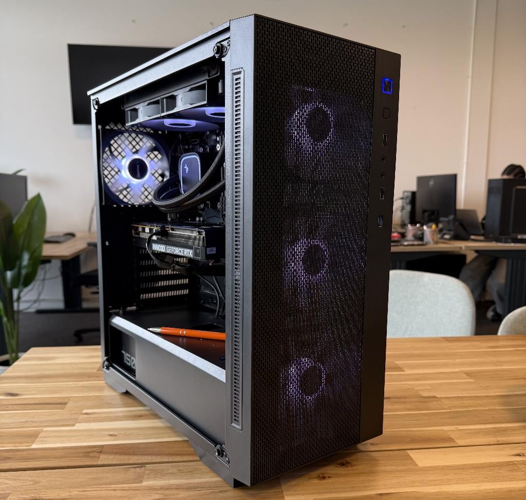 Gaming PC Ryzen 5 + RTX 5060 | NU €850 i.p.v. €1050, Computers en Software, Desktop Pc's, Zo goed als nieuw, 3 tot 4 Ghz, SSD