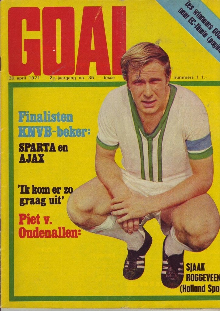Goal voetbaltijdschrift 30-4-1971 Go Ahead Haarlem PEC Oss, Verzenden, Gebruikt, Overige binnenlandse clubs, Boek of Tijdschrift