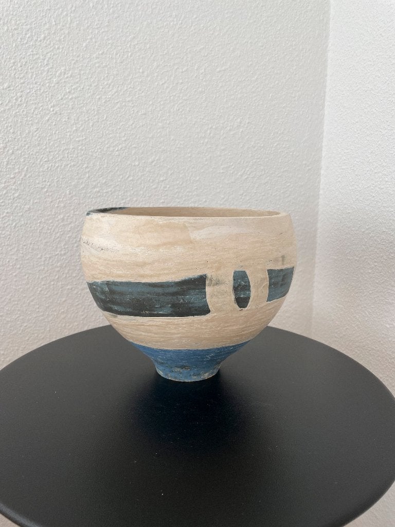 Handgemaakte schaal keramiek, Antiek en Kunst, Antiek | Keramiek en Aardewerk, Ophalen of Verzenden