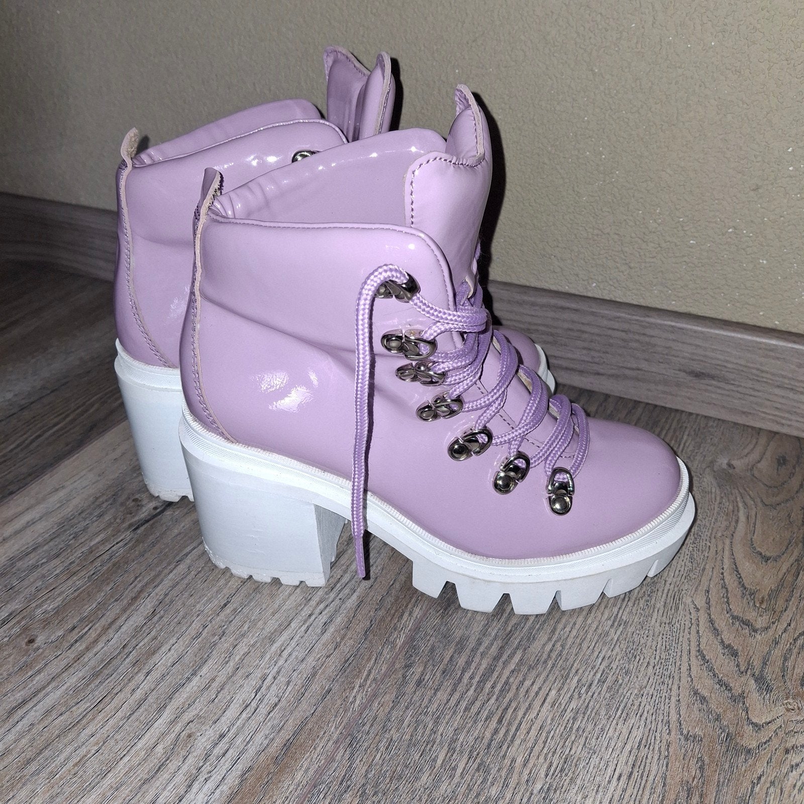 Jeffrey Campbell Schoenen Maat 37 - Paars Lakleer, Jeffrey Campbell, Ophalen of Verzenden